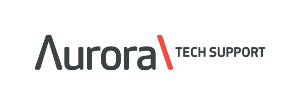 Aurora Tech Support Logo