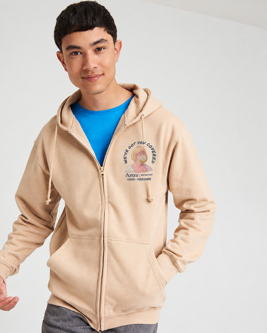 Face Mask Zoodie (Zip Up Hoodie) 2 Face Mask Zoodie (Zip Up Hoodie) - Image 2